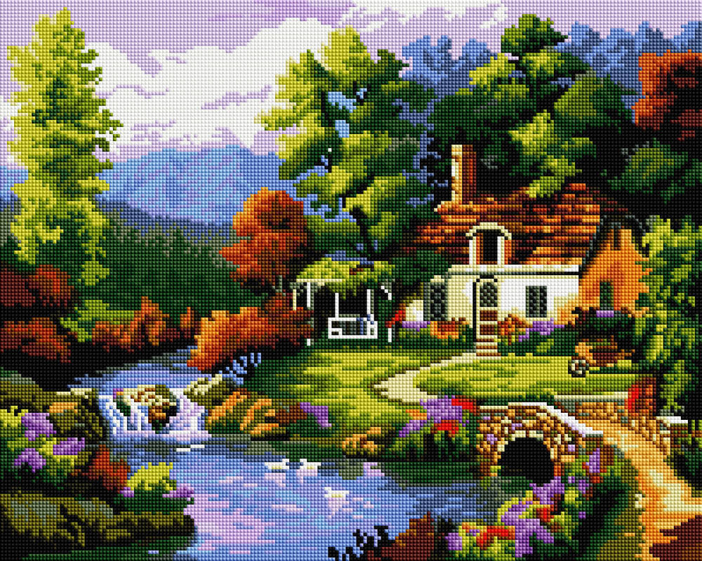 

Набор алмазной мозаики ColorArt 40х50 Дом моей мечты SP004