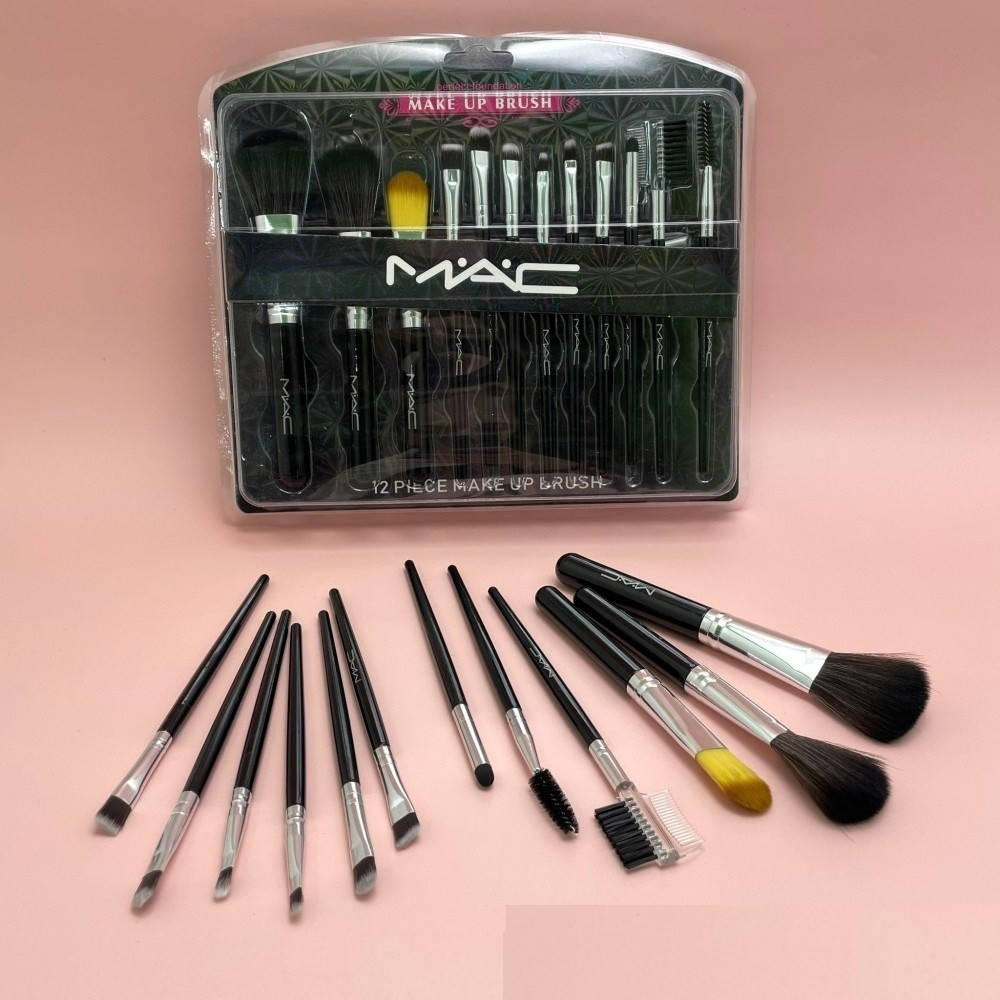 

Набор кисточек для макияжа M·A·C MAKE UP BRUSH 12 штук на планшетке