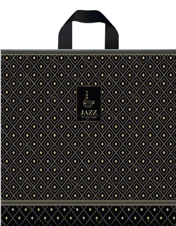 

Пакет с петлевой ручкой черный 40х42, 90мкм