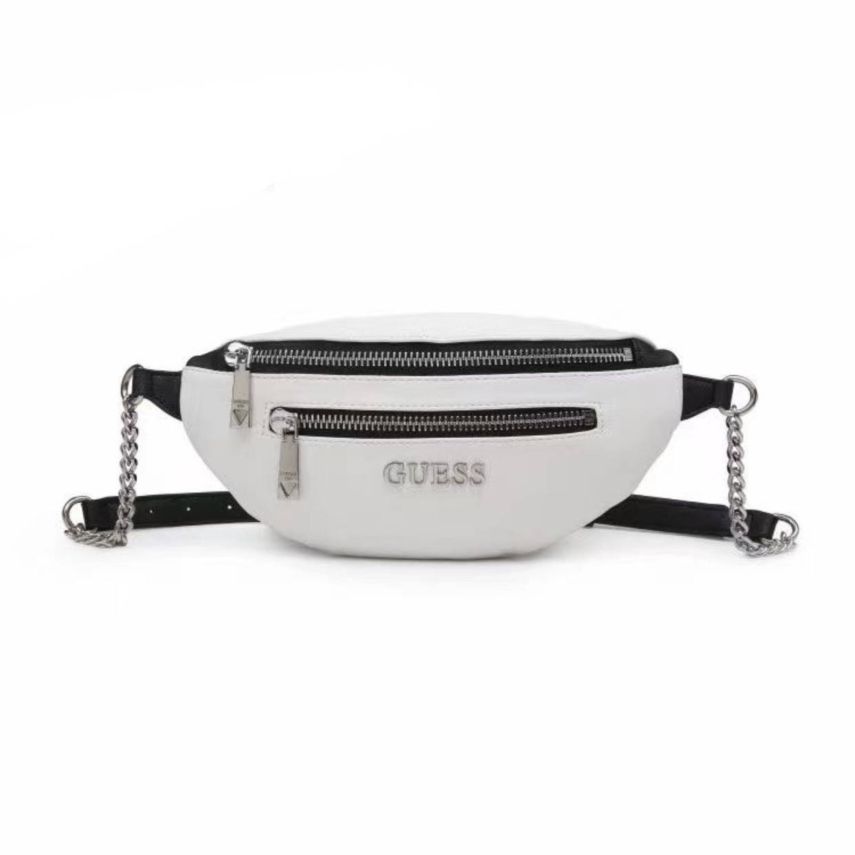 

Женская бананка GUESS SCARLETT GYM FANNY GS20925 поясная сумка белая, Белый