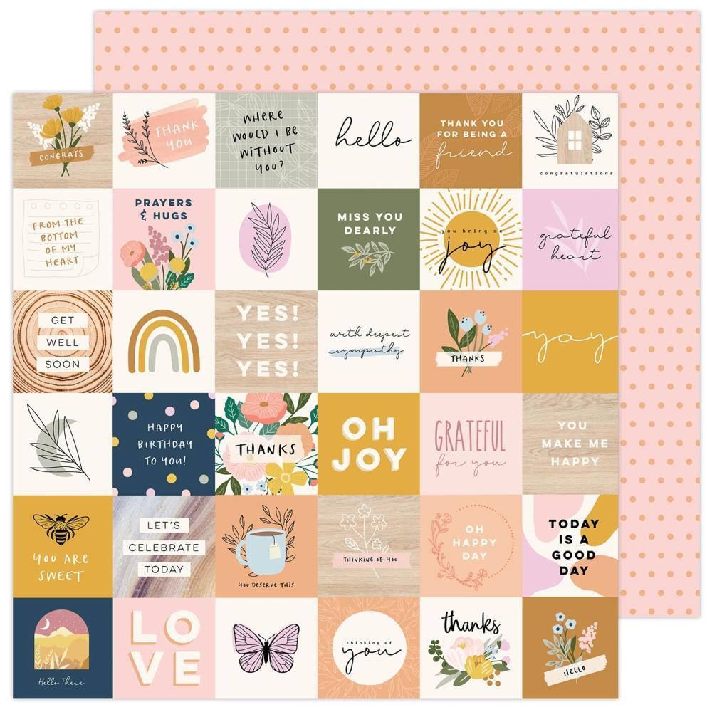 

Папір двосторонній - Day By Day - Peaceful Heart - Jen Hadfield - 30x30
