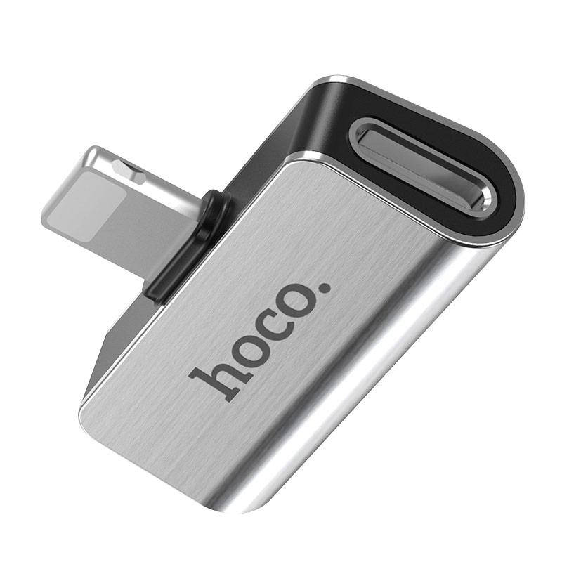 

Переходник Hoco LS24 Lightning to lightning audio/lightning
