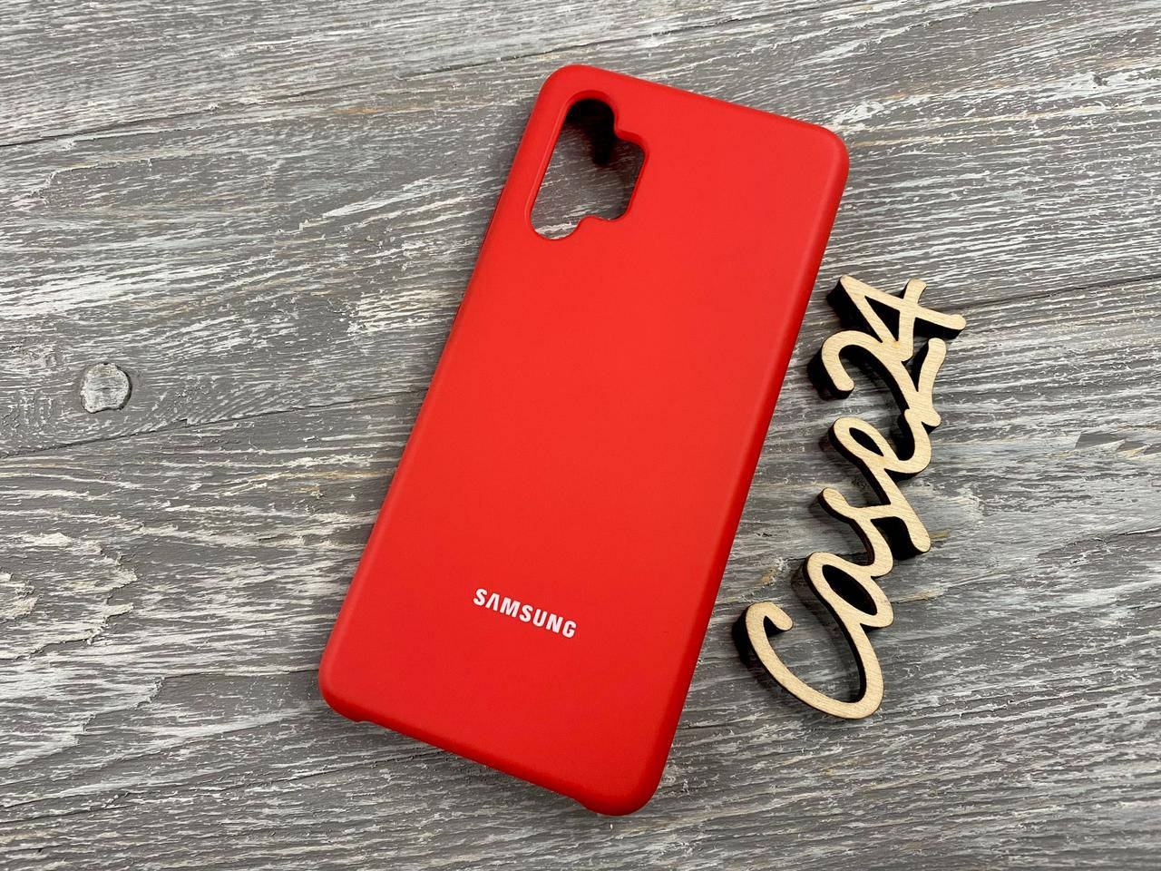 

Чехол Soft touch для Samsung Galaxy A32 (8 цветов) красный