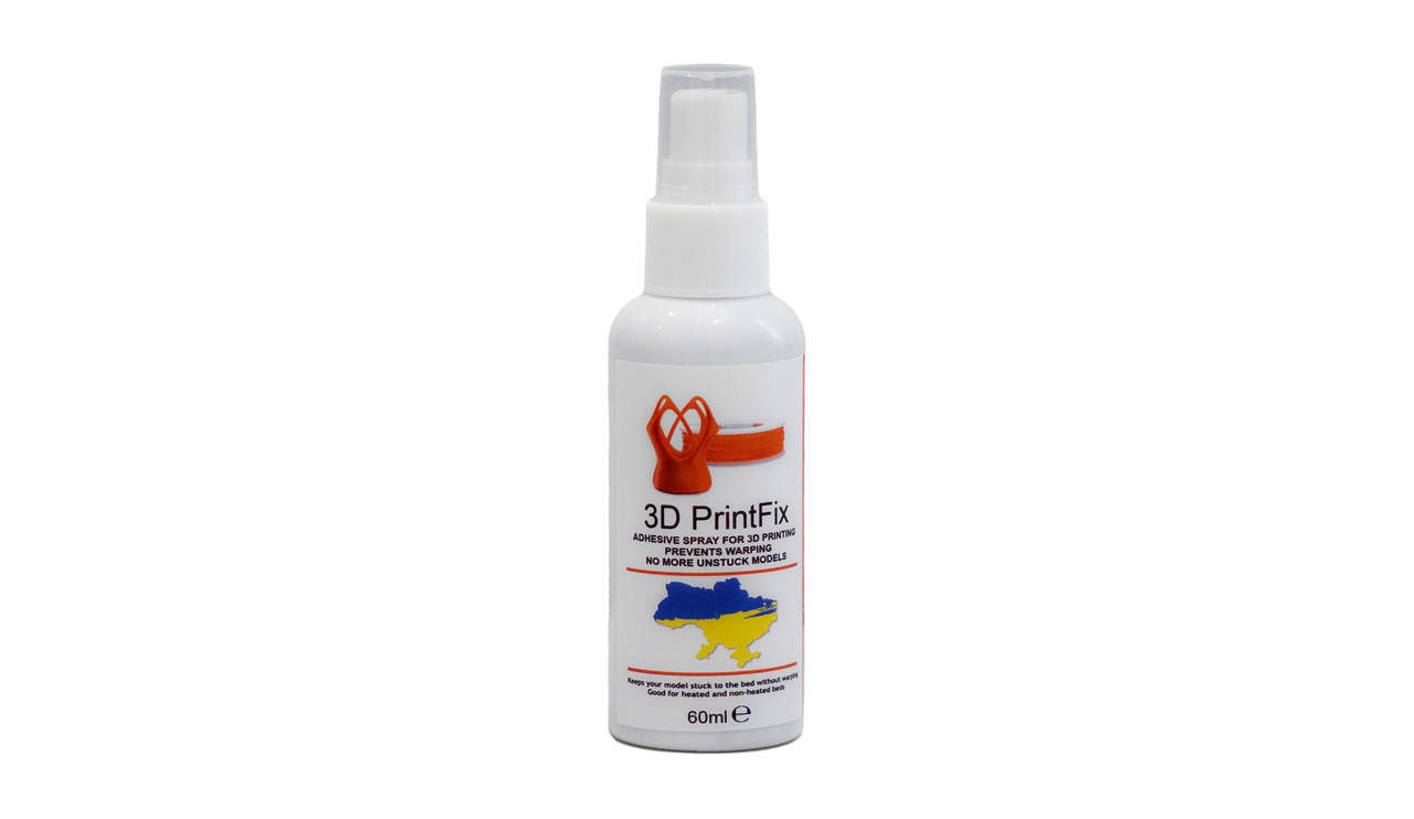 

Адгезионный спрей, клей адгезив для 3D печати 3D PrintFix 60ml