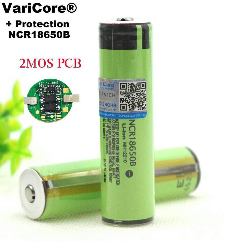 

Батарейка аккумуляторная Panasonic NCR18650B 3400 mAh 18650 Li-ion с защитой