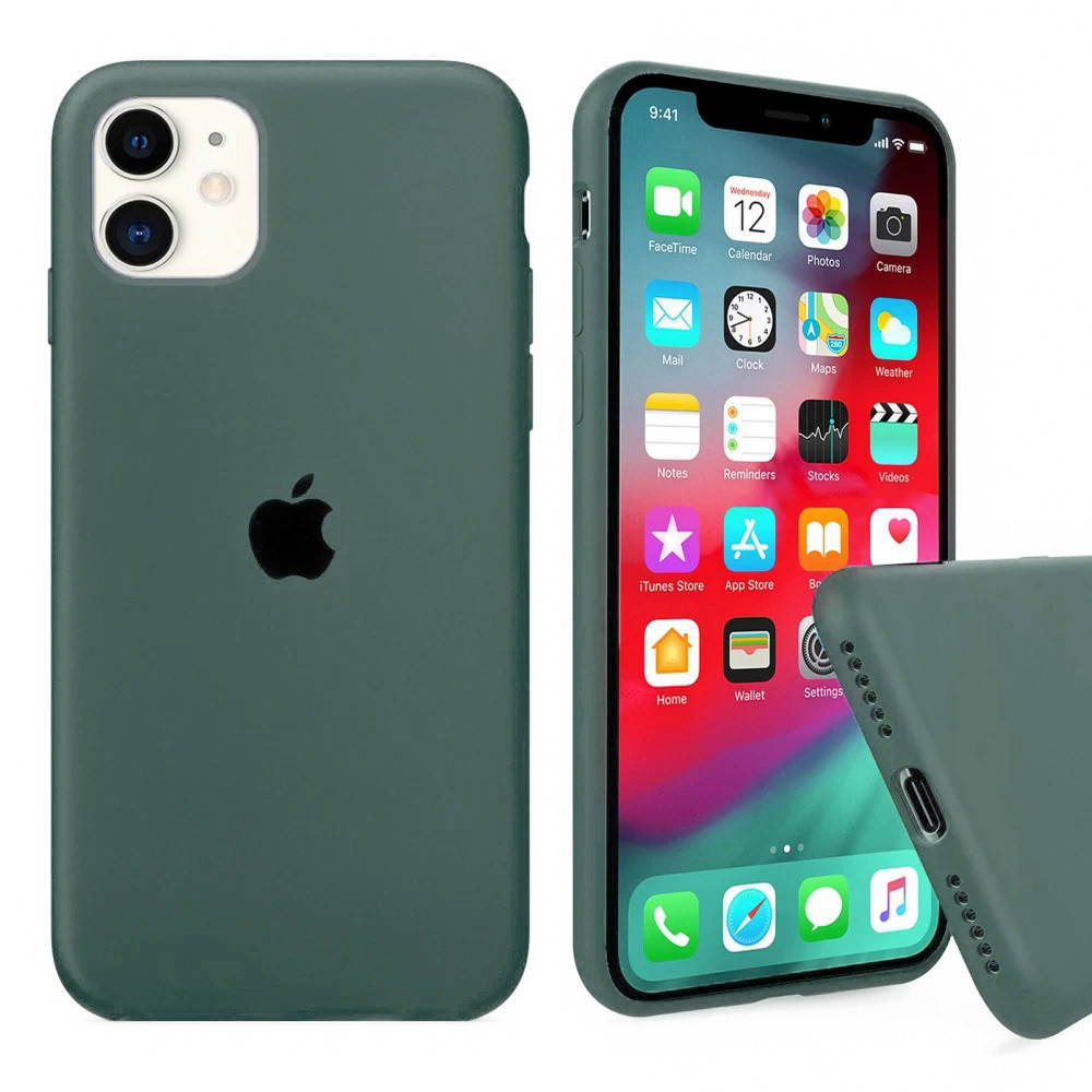

Чехол Silicone Full Cover для iPhone 11 Pine Green