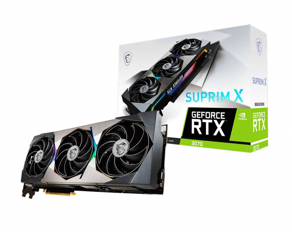 

Відеокарта MSI GeForce RTX 3070 SUPRIM X 8G LHR