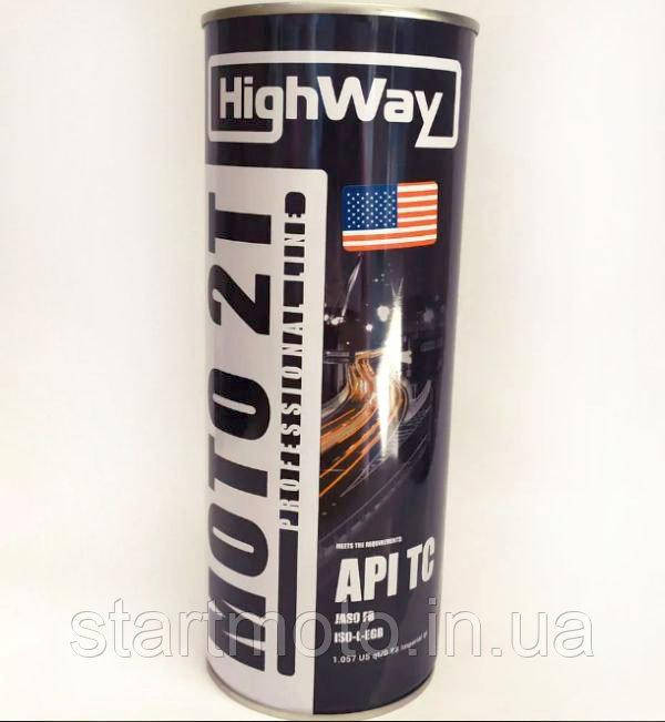 

Масло двохтактне 2Т 1л 10/40 HIGH WAY API TС (жест.банка)