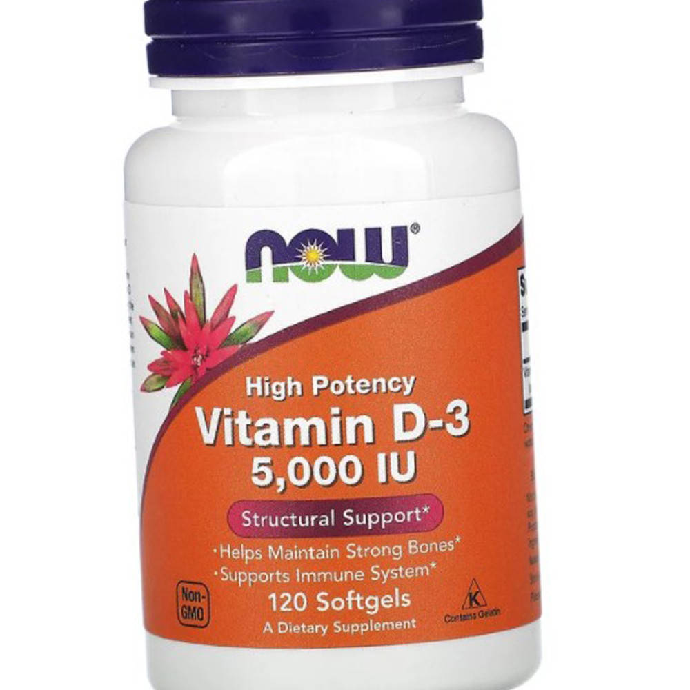 

Витамин Д 5000 NOW Foods Vitamin D-3 5000 IU 240 гел капс