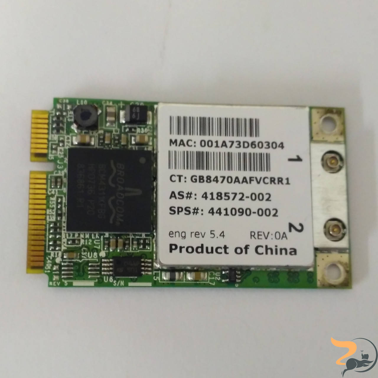 

Адептер Wi-FІ знятий з ноутбука HP Compaq 6515b, 441090-002, б/в