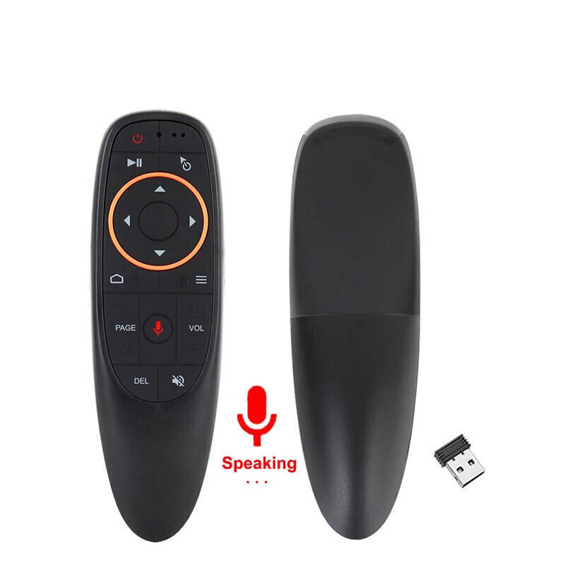 

Пульт с голосовым управлением Fly Air mouse, аэромышь G10S ,микрофон, гироскоп, Черный