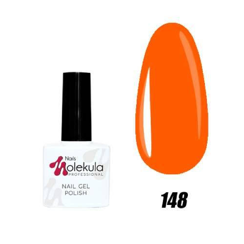 

Оранжево рыжий гель лак неон Molekula 11ml №148