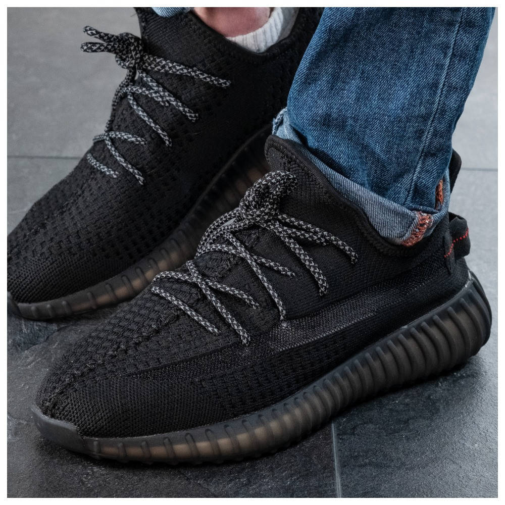 

Мужские кроссовки Adidas Yeezy Boost 350 V2, мужские кроссовки адидас изи буст 350 в2, кросівки Adidas Yeezy, Черный