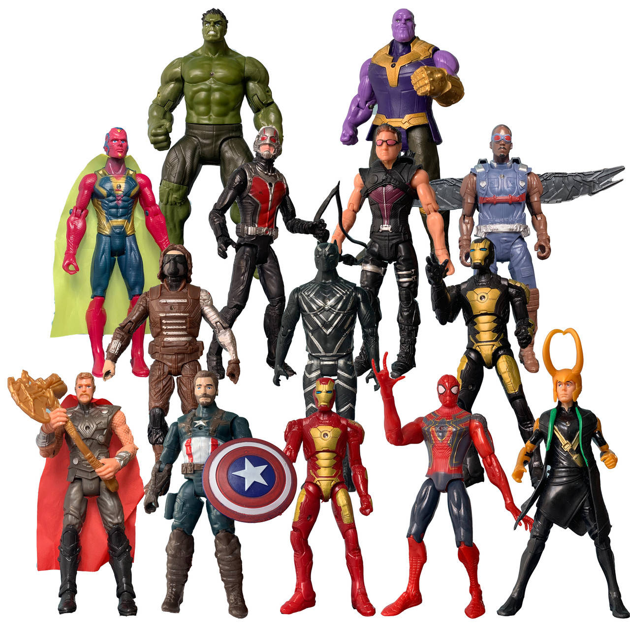 

Набор фигурок 14в1 Мстители, 17 см - Marvel, Avengers, action figures