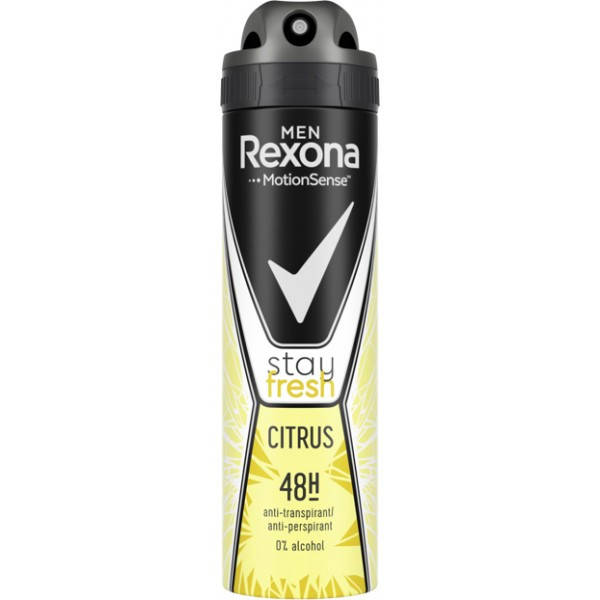 

Антиперспирант-аэрозоль Rexona Men Цитрус, 150 мл