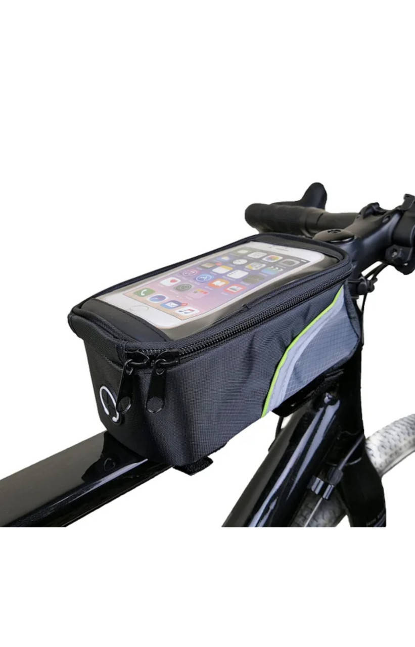 

Сумка на раму под телефон до 6.5 " включительно,нарамная сумка для смартфона