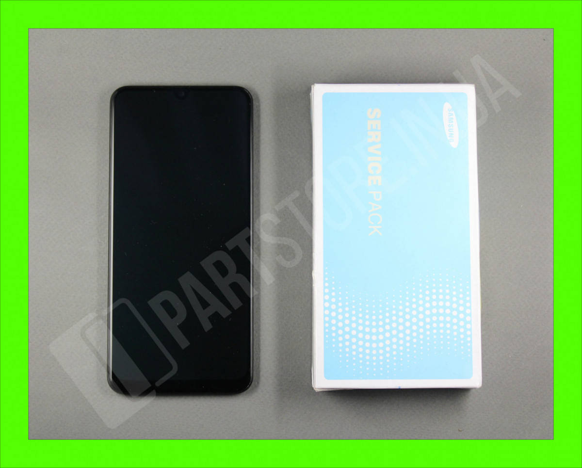 

Дисплей Samsung A505 Black А50 2019 (GH82-19204A) сервисный оригинал в сборе с рамкой, Черный