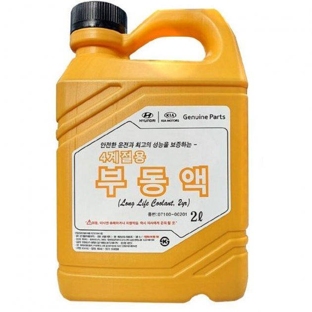 

Концентрат антифриза Mobis Hyundai/Kia Long Life Colant красный 2л (07100-00201)