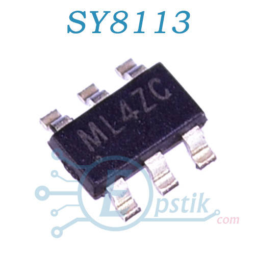 

SY8113A, (ML4ZC), DC/DC преобразователь 3А, 500кГц, SOT23-6