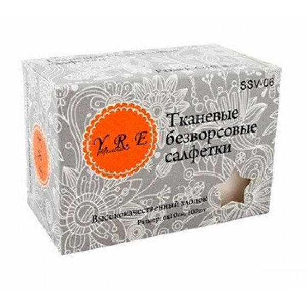 

Безворсовые салфетки 100 шт в упаковке