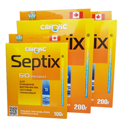 

Биопрепарат Bio Septix Санэкс 500 г для выгребных ям