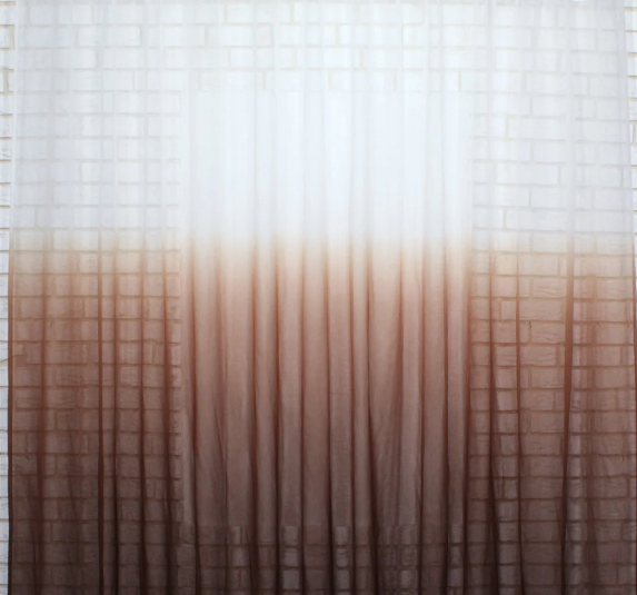 

Тюль растяжка "Омбре" на батисте (под лён) с утяжелителем, цвет венге с белым 515т, Коричневый