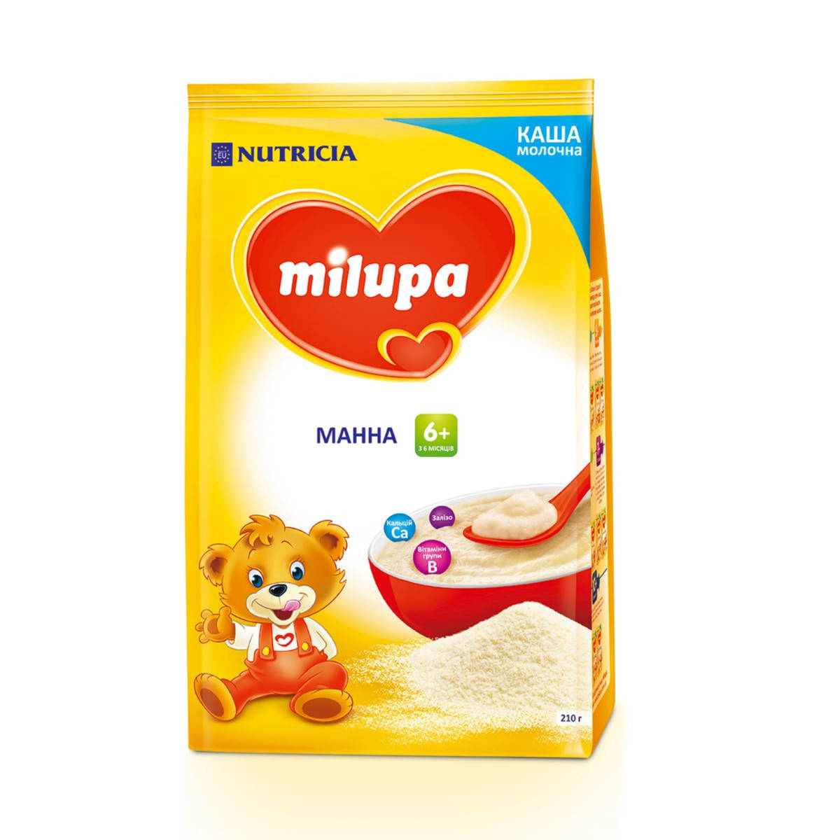 

Каша молочна Milupa Манна, 6+, 210г