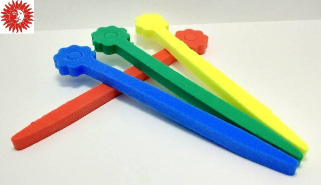 

Бигуди для завивки волос Ромашка мягкие длина 20 см в упаковке 10 штук