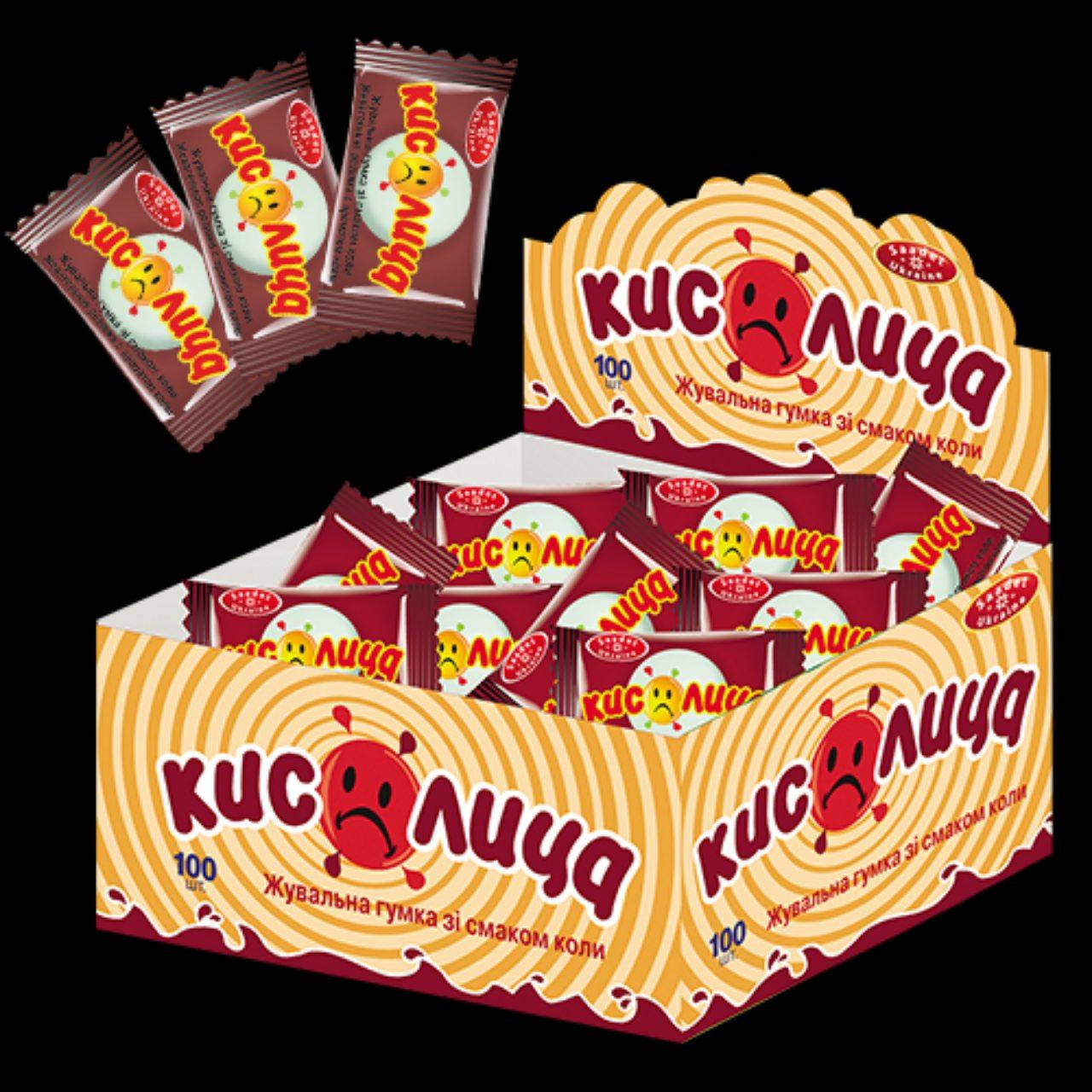 

Жевательная резинка кислица кола