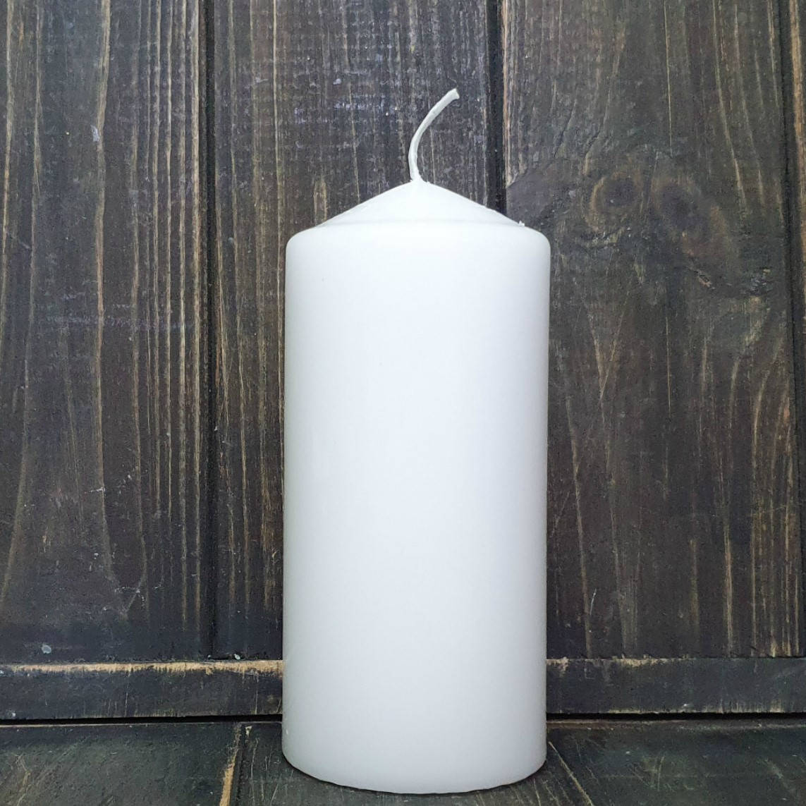 

Свеча цилиндр 7х15 см белая