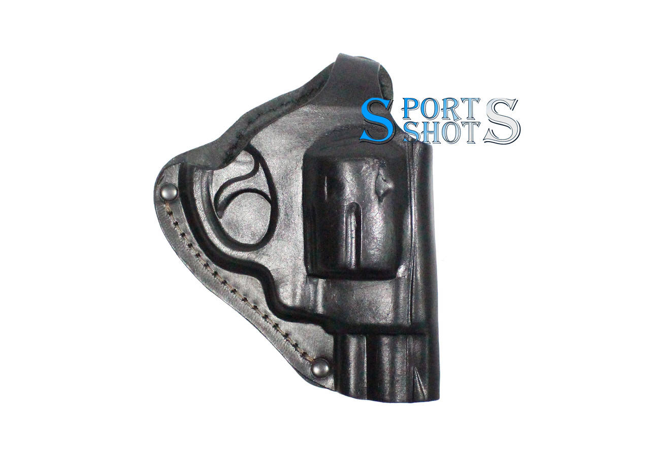 

Кобура поясная Револьвер 2,5 формованная (кожа, чёрная), Черный