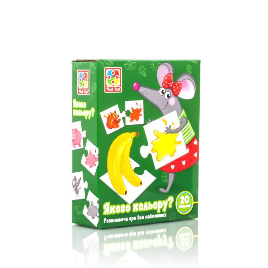 

Игра развивающая пазл "Какого цвета" VT1804-29 (укр) Vladi Toys