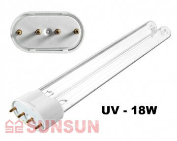

УФ-лампа SunSun UV-18w 4-х контактная