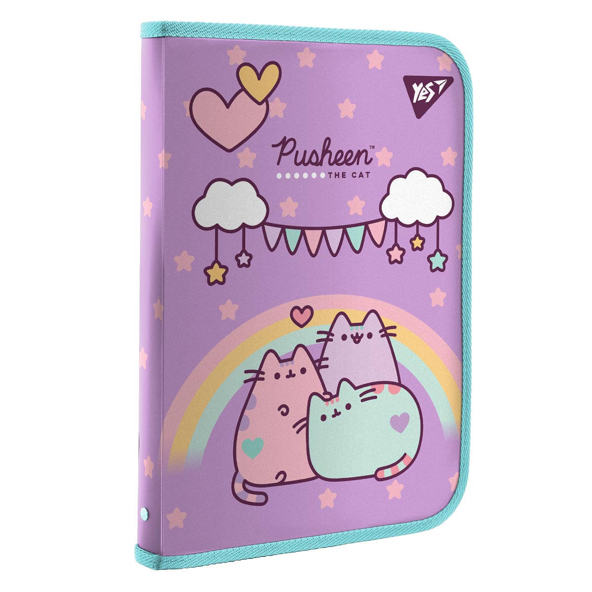 

Папка факультативная YES пласт. на молнии FC Pusheen с внутр.карманом (491554)
