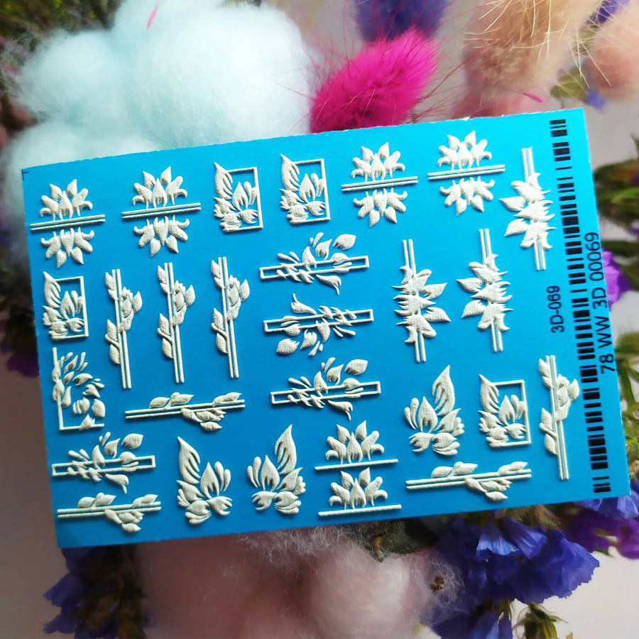 

Слайдер-дизайн 3D 069, Белый