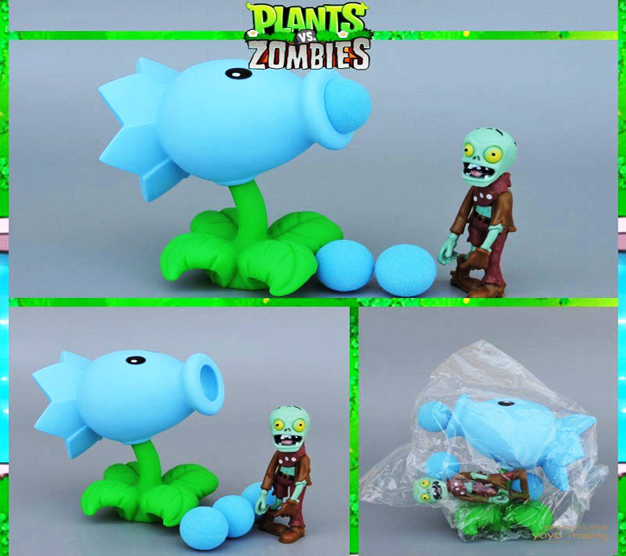 

Растения против зомби | Plants vs Zombies Игровой набор №10 Леденой Горохострел(Растения стреляют шариками )