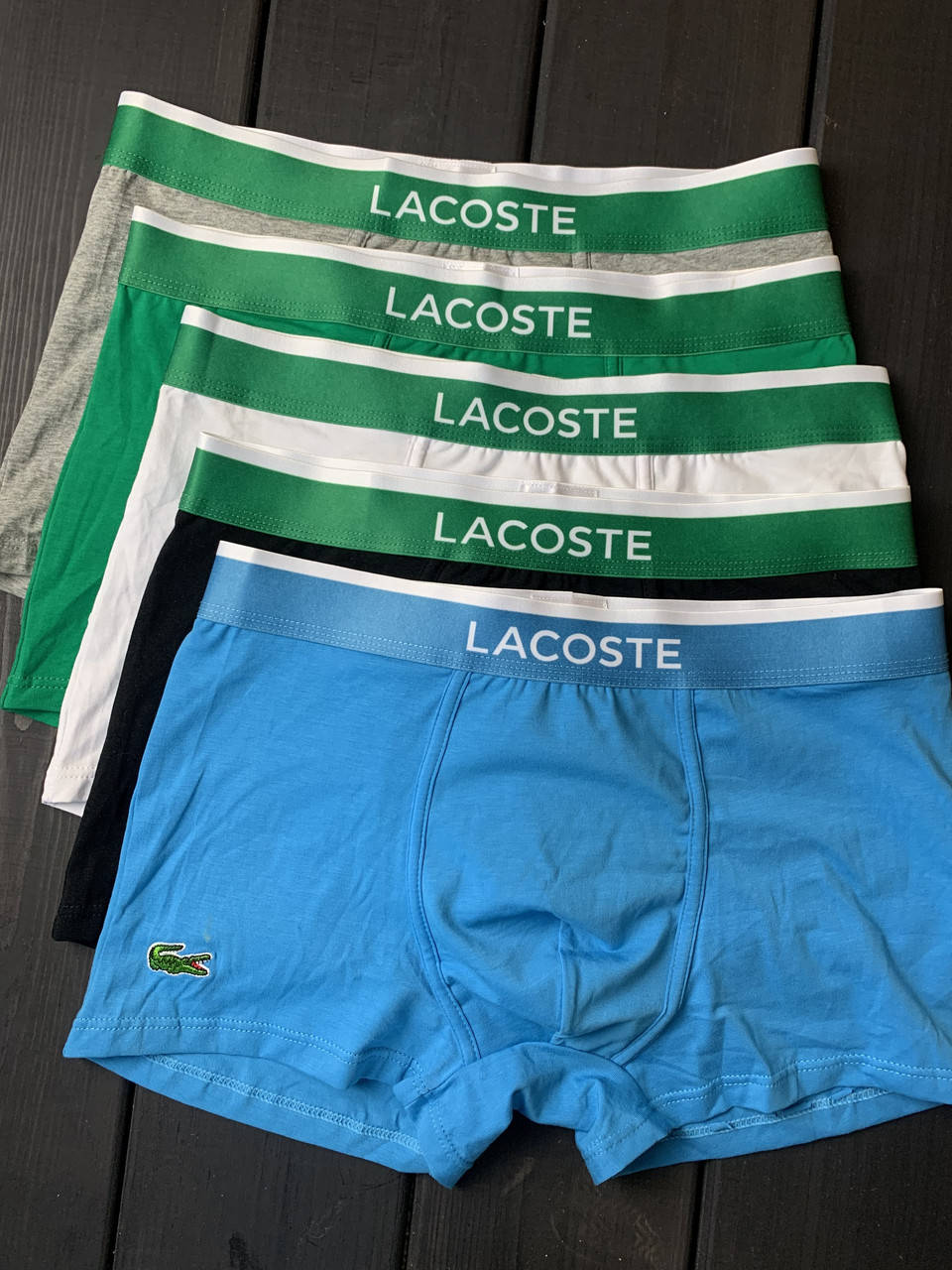 

Мужские трусы Lacoste 5 штук хлопок | Набор трусов. Хлопковые трусы