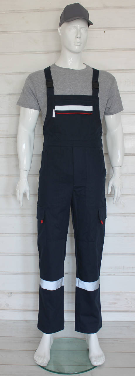 

Полукомбинезон рабочий КОМФОРТ СТРОНГ ( 100% хлопок / плотность 300г ) темно синий