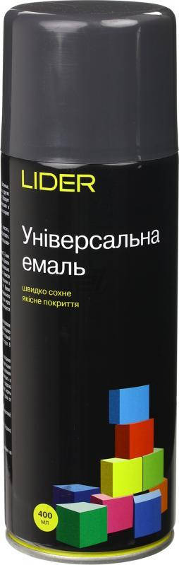 

Эмаль универсальная Lider 400 мл (темно-серая RAL 7024)