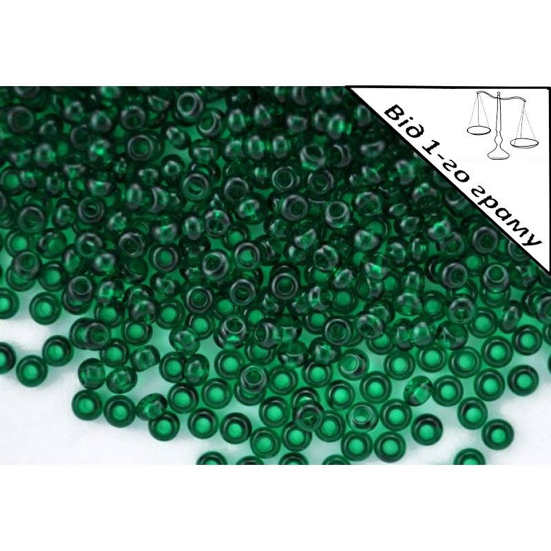 

Бісер №50060, темно-зелений, 1г