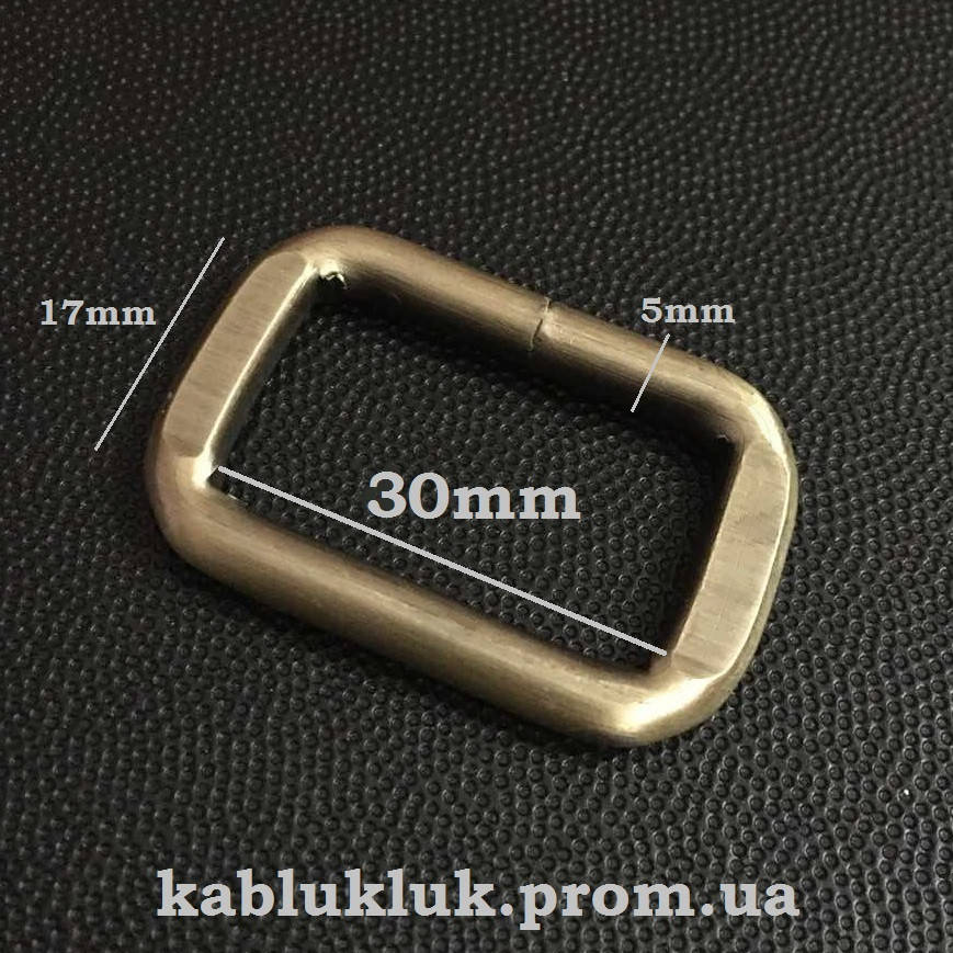 

Рамка 30 мм тертый антик ( 5*30*17 мм)