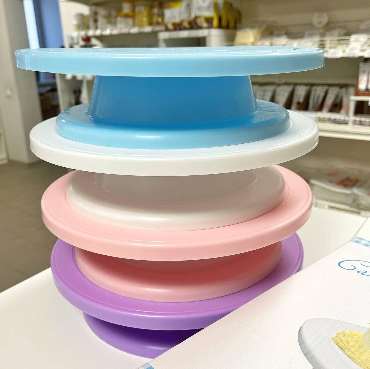 

Подставка поворотная (диаметр 28 см., высота 7 см.) белая, Белый