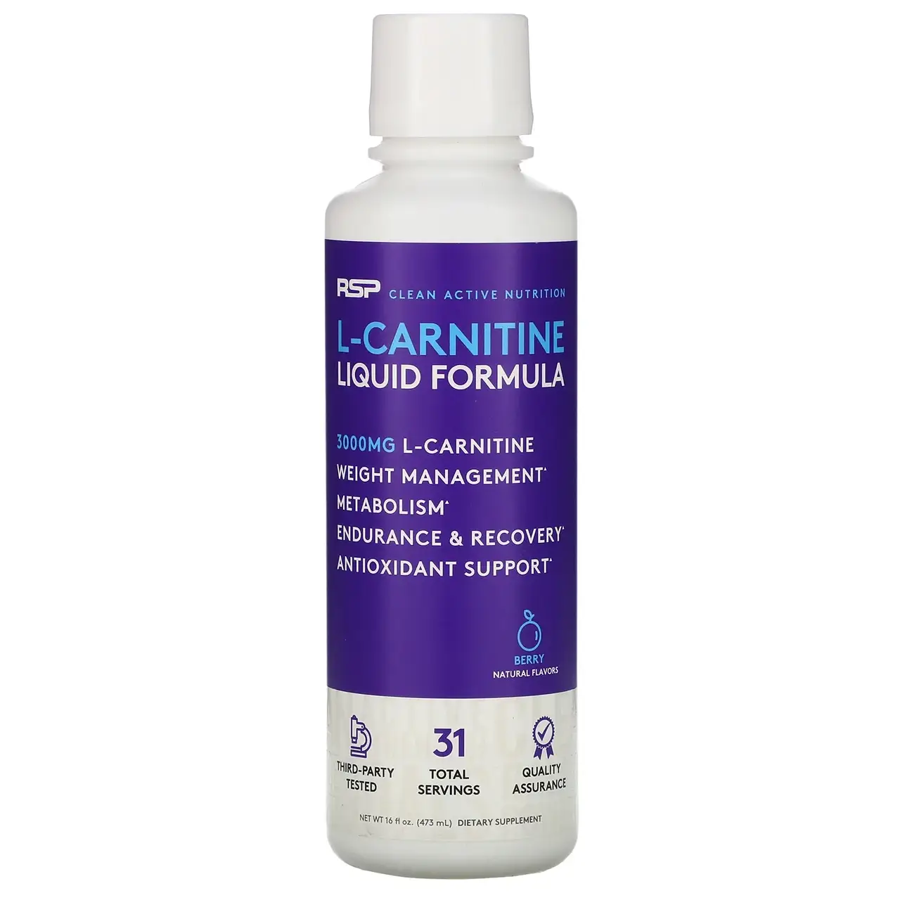 

Л-карнитин RSP Nutrition Liquid L-Carnitine 1500 мг 31 порц.