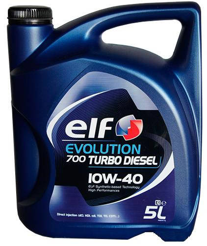 

Моторное масло Elf Evolution 700 Turbo Diesel 10W-40 5л