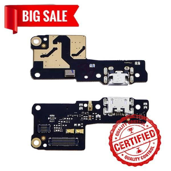 

Разъём зарядки для Xiaomi Redmi 7A на плате с микрофоном и компонентами