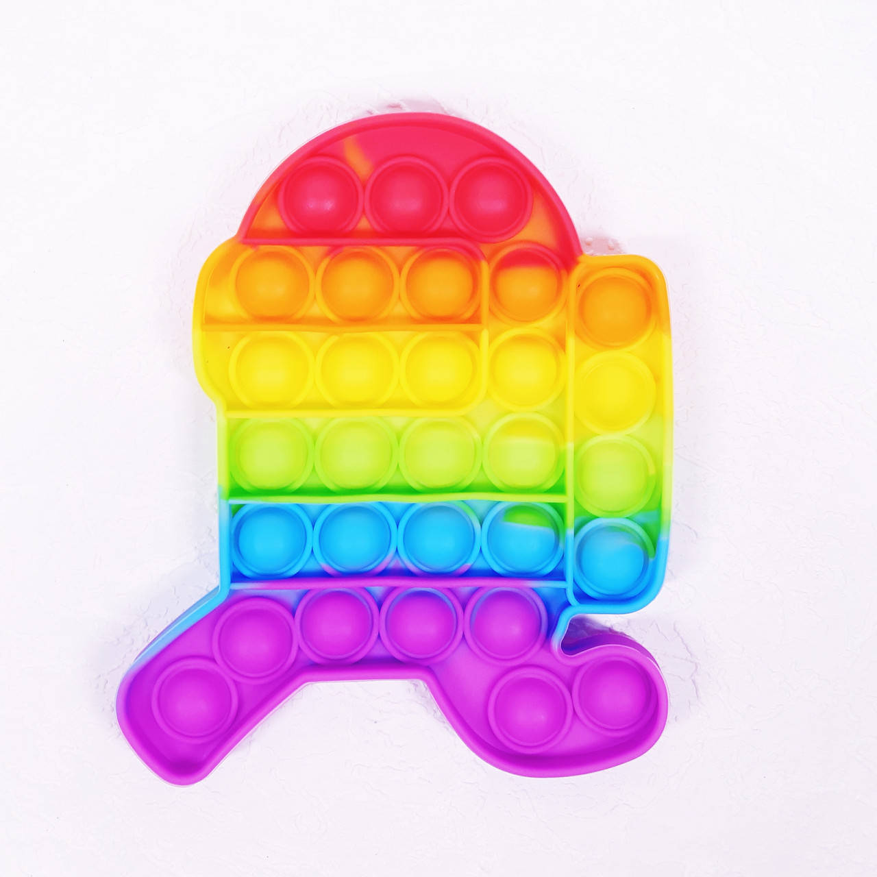 

Игрушка Pop it ПопИт антистресс 14,5х11см Амонг Ас Радужный арт.1132