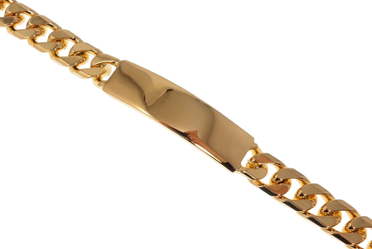 

Браслет Xuping Позолота 18K "Плетение Панцирное с вставкой" длина 21,5см х 12мм