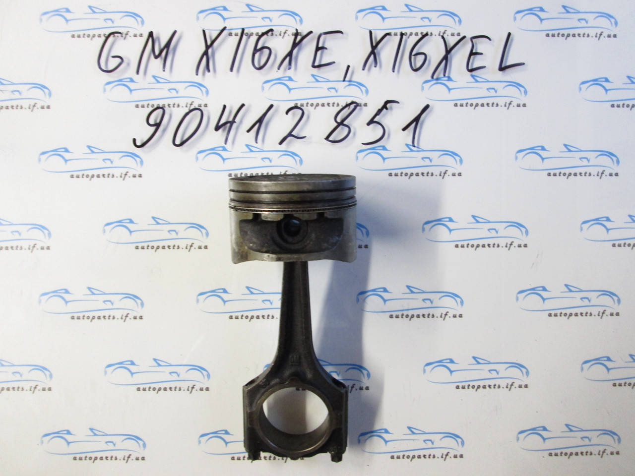 

Поршень, шатун опель, opel 1.6 16V X16XE, X16XEL 90412851