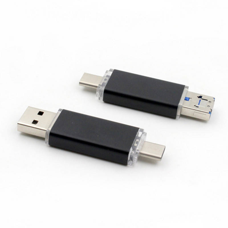 

Флешка JASTER 2в1 USB/TYPE-C 32Гб, Черный