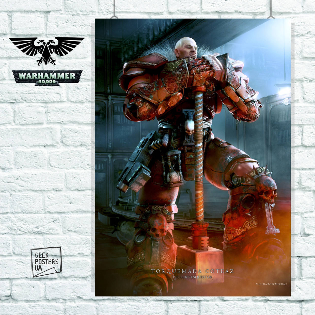 

Постер Warhammer 40000, Инквизитор. Размер 60x42см (A2). Матовая бумага